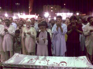 Namaz e Janaza of Qadir Bux Orangi Town