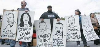 US Protester Die