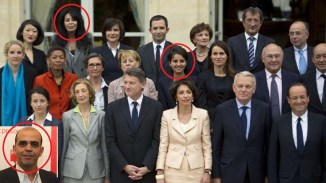 French Cabinet with 3 Muslim Ministers 2012