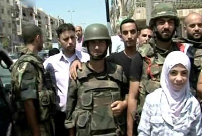 Syrian Armed forces rescue 4 childer the wey