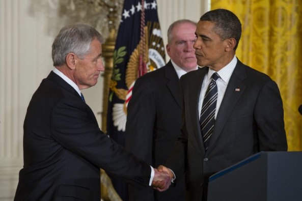 Nominated US Defence Secretary Chuck Hagel