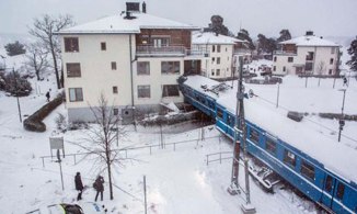 Stolen Train Crashed into a Home
