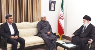 Iran's Presidents Mahmoud Ahmadinejad, Asif Ali Zardari and Iran’s Supreme Leader Ayatollah Ali Khamenei