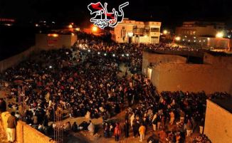Kirani Road Bomb Blast Protest Sit In at Hazara Town a