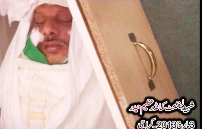 Shaheed Lr.Cmdr Azeem Haider , 3 Mar, 2013, KHI