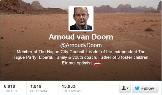Anti Islam Arnoud Van Doorn accepts Islam