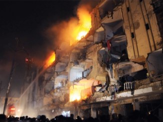 Bomb Blast @ Abbas Town , Karachi