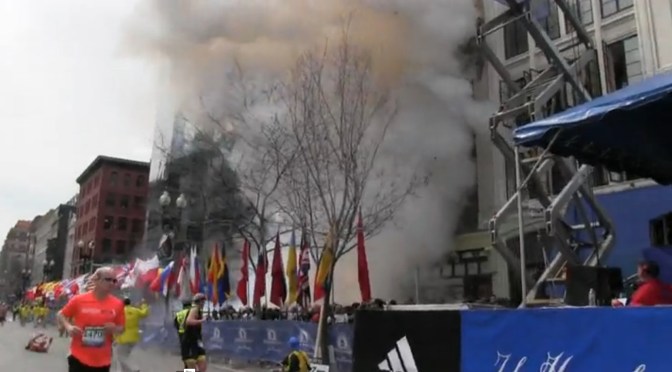Twin Bomb Blast in Boston Marathon c