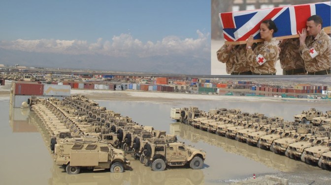 American MRAP vehicles in Afghanistan