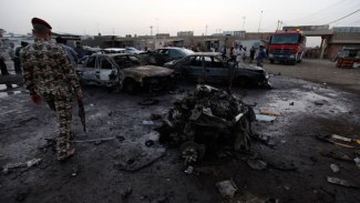 Car Bomb Blasts on 27 May , 2013 in Baghdad , Iraq b