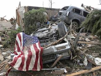Tornado ripped through Oklahoma 20 May , 2013