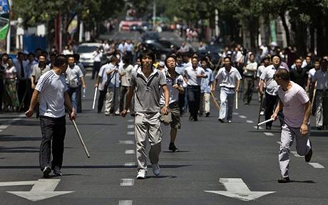 Riots in Xinjiang Province of China ,
