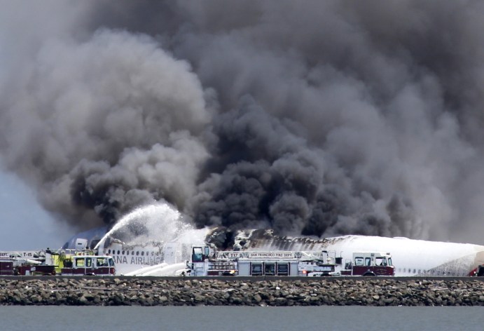 Aisana Airline Plane Crash @ San Francisco Airport