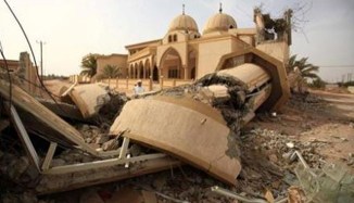 Al Khalifa regime destroys mosque in Bahrain