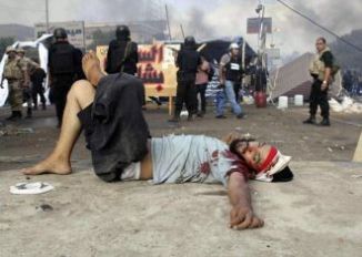 Egyptian Muslim Brotherhood supporters forced to leave the Sit In Camps