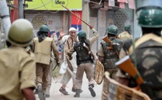Indian Occupied Kashmir Under Curfew after Hindu Muslims Riots , 10 Aug 2013