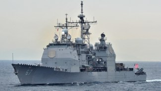 US Warship in Mediteranian Seas for a Possible Missile Attack on Syria