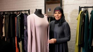 Muslim women's fashion exhibition