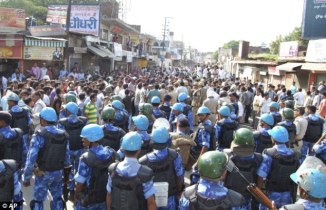 Hindu Muslims Riots in Muzzafar Nagar , UP , India f