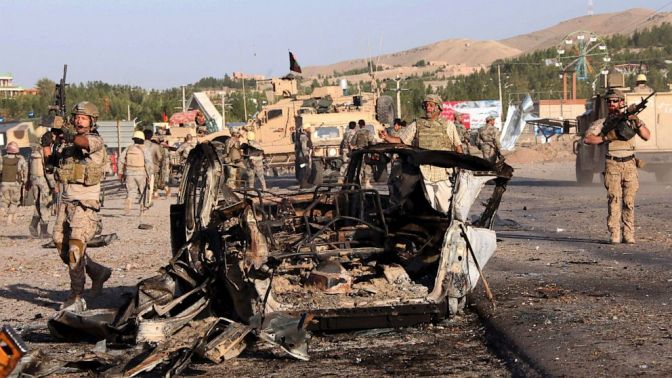 US Consulate in Herat , AFghanistan attacked by Suicide Bombers. a