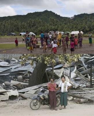 Myanmar Muslims take refuge in Forest