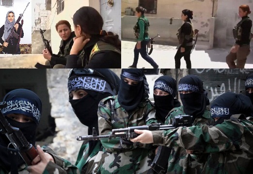 Wahabi Women performing Ilegitimate Jihad ul Nikah arrested by Syrian forces