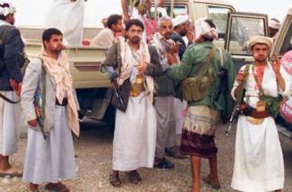 Shia Houthis fighters of Yemen