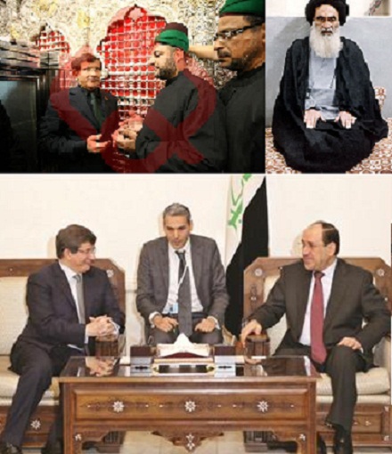 Turkey FM meets Sistani , Maliki Visits Karbala
