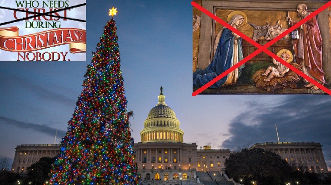 Christmas Without Christ in USA