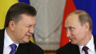 Russian President with Ukraine Leader
