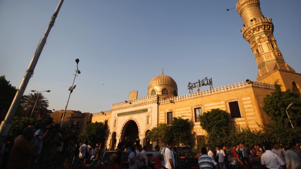 Egypt's El Sayeda Nafisa Mosque in Cairo