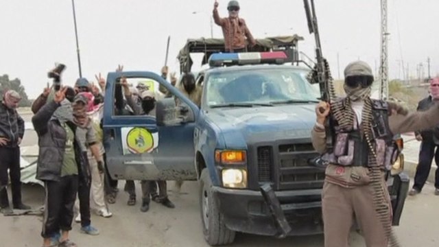 Iraqi Security forces and Loca Tribemen fight Al Qaeda Terrorists