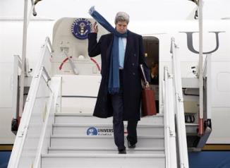 John Kerry On Visit for Syrian Opposition