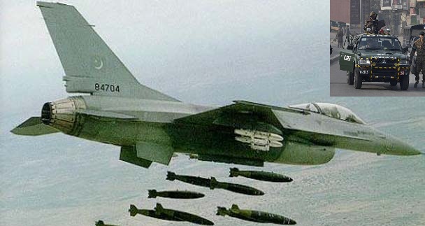 Pakistani Jets Bomb Taliban Hide Outs in North Waziristan