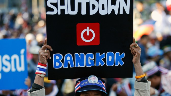 Thai Protesters Shut Down Bangkok