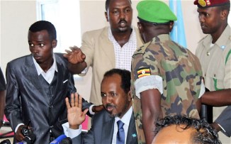 Somalia's President Hassan Sh. Mohd.