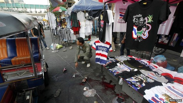 Thai Protester Killed in an attack