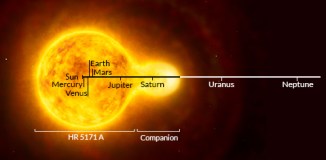 1300 x Bigger than Sun Star Identified