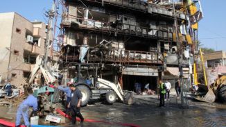 Bomb Attack in a Shia Majority Distt Karrada , Baghdad 18 Feb 2014