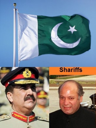 Gen Raheel Sharif and Nawaz Shariff