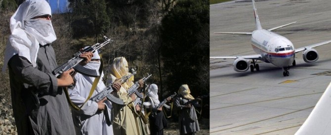 Malaysian Airline MH370 in Taliban Control Area