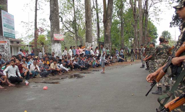 31 Muslims Killed Army Deployed in Assam , India. a