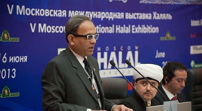 Asaad Sajjad - Secretary General of Halal Association of Pakistan , ( HAP )  @ Moscow Halal Conference