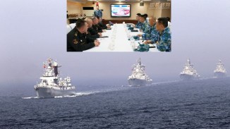 China Moscow Conducts Joint Naval Drills