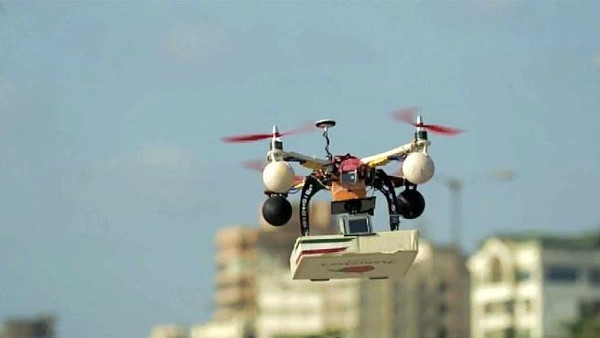 Indian Drones Delivering Pizzas in Mumbai
