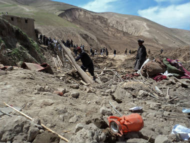 Land Slide in Badakhshan Afghanistan