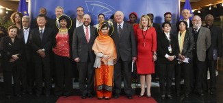 Family picture with Sakharov laureats