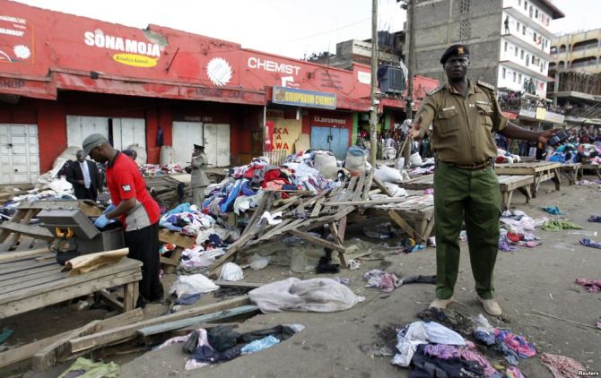 Nairobi Blasts at Kenya Market