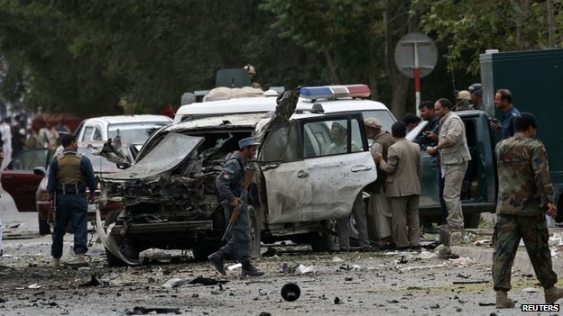 Afghan Presidential Candidate Abdullah Abdullah Survives Suicide Attack b
