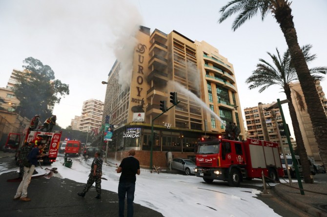 Duroy Hotel Bomb Blast , Beirut , Lebanon